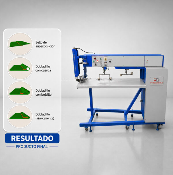 Máquina selladora de cubiertas de lona, toldos y carpas MTS-490
