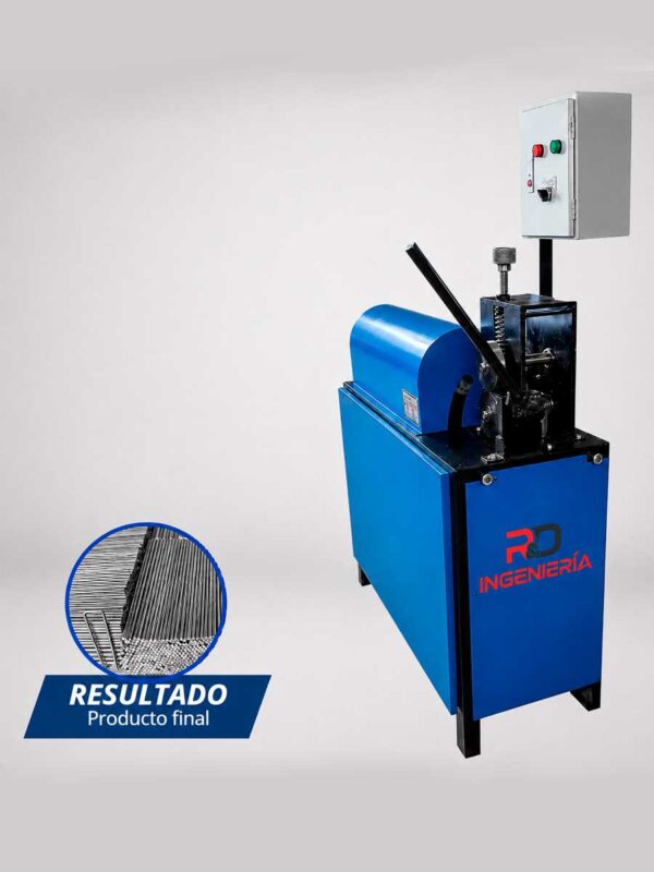 Máquina enderezadora de alambre con cizalla manual MEA-5700E