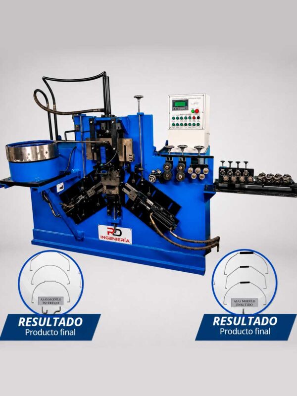 Máquina formadora de alambre - asas metálicas para envases plásticos MFA-2500